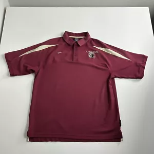 Y2K Florida State Seminolen Poloshirt Erwachsene Large rot FSU Fußball Nike Herren - Bild 1 von 9