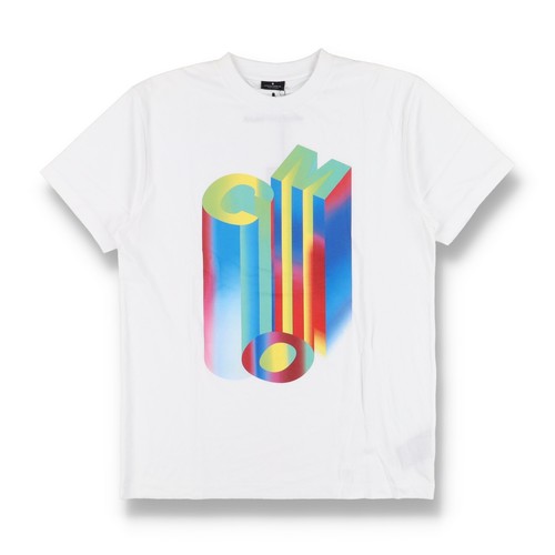 T Shirt Marcelo Burlon Bianca Arcobaleno Contea di Milano Logo Taglia S SS20 $320