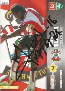 JHON VIAFARA SIGNED SOUTHAMPTON 2008 PANINI CHAMPIONSHIP TRADING CARD+COA - Picture 1 of 1