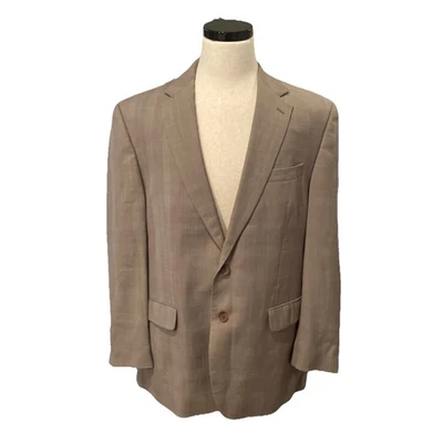 Abrigo Blazer Chaqueta Ralph Lauren Para Hombres Beige/Marrón Lana Calce Clásico Deportivo TALLA 44R Foto 1 de 4