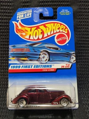 Hot Wheels 1936 Cord 810 Westchester. Raro, ¡VHTF! '99 Primeras Ediciones Srs #1 de 26 Foto 1 de 4