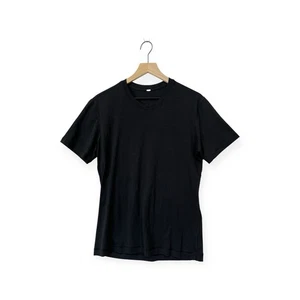 T-shirt uomo Lululemon fondamentale nera taglia M girocollo medio - Foto 1 di 5