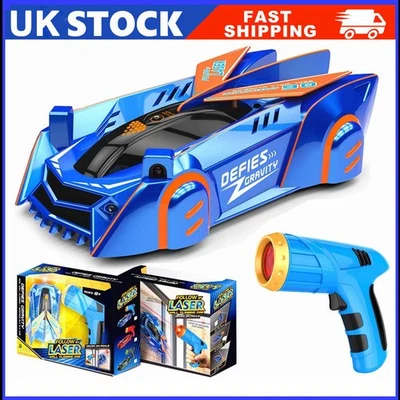 Wall Climbing Remote Control Racing Car Gravity Defying RC Ceiling Racing Toy UK - Image 1 of 4