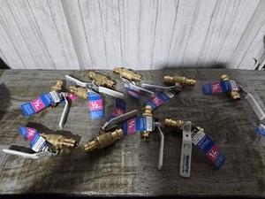 10 Watts LFFBV-3 Press-M2 , 1/2" 2-Piece Full Port Press Brass Ball Valves - Picture 1 of 2