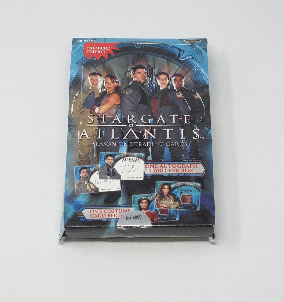2005 Stargate Atlantis Season 1 EMPTY DISPLAY BOX #'d 5880/6000 SUPER RARE - Image 1 of 1