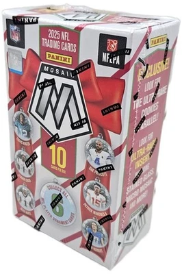 2025 Panini Mosaic Football Holiday Ornament Box Factory Sealed 10 Cards Per Box - Image 1 of 3