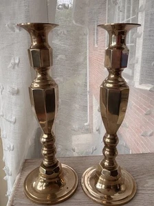 Vintage große Messing Kerzenständer Bohemian 11" Sadek Kerzenständer - Bild 1 von 5