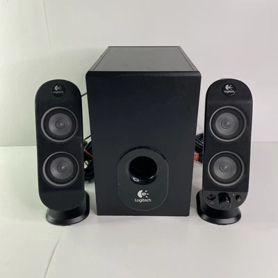 Logitech X-230 2.1 Computer Speakers Subwoofer 32W RMS 64W Peak FDD2 System - Image 1 of 4