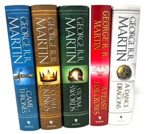 Game of Thrones 5 Volume Hardcover Set Books George R.R. Martin lot - Bild 1 von 24