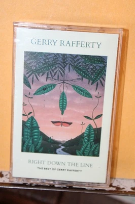 1989 Gerry Rafferty Cassette Tape Right Down The Line Best of EMI E4-93264 Foto 1 de 3