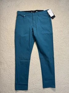 Pantalón de golf Nike Dri-FIT Repel 5 bolsillos calce ajustado color verde azulado talla 34x34 ligero - Imagen 1 de 10