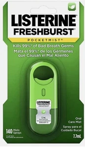 Listerine Freshburst Oral Care Pocket Mist, 140 Mists Sprays  1 pack - Picture 1 of 1