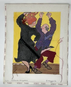 Partners Annie Campbell Hand Painted Needlepoint Canvas Maggie & Co - Picture 1 of 1