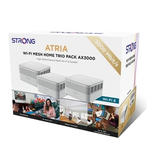 STRONG ATRIA AX3000 Mesh Wi-Fi 6 System: Coverage up to 5,000sq.ft, Connects 254 - Bild 1 von 9