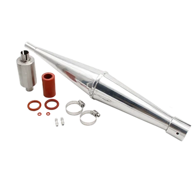 Metall Auspuffrohr Satz für Boote für 1/5 26CC-29CC RCMK QJ ZENOAH Gasmotor Teil - Bild 1 von 4