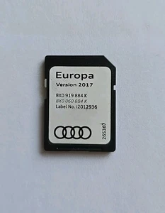 Genuine Audi A1 A6 A7 Q3 RMC Maps Sat Nav SD Card 2017 8X0919884K - Picture 1 of 1