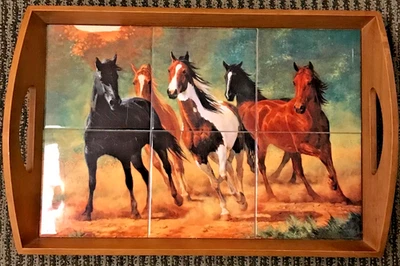 Horse Scene Tray - Image 1 of 3