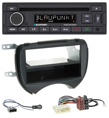 Blaupunkt USB MP3 Bluetooth DAB CD Autoradio für Nissan Micra K13 10-13 schwarz - Bild 1 von 4