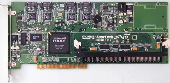 Promise FastTrak S150 SX4-M PCI SATA Desktop Controller Card- 0229-01 - Image 1 of 1