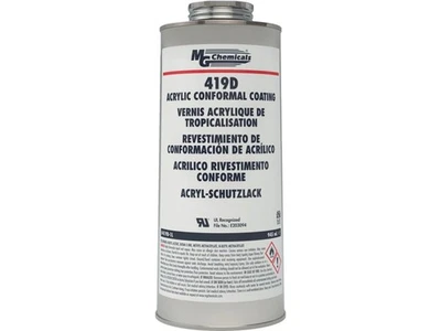 MG Chemicals 419D-1L - Acrylic Conformal Coating, Fast Drying, 945 mL Can, 419D