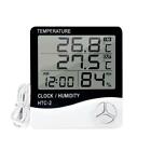 Digital LCD Indoor/ Outdoor Thermometer Hygrometer Meter New ne B6 I0S9