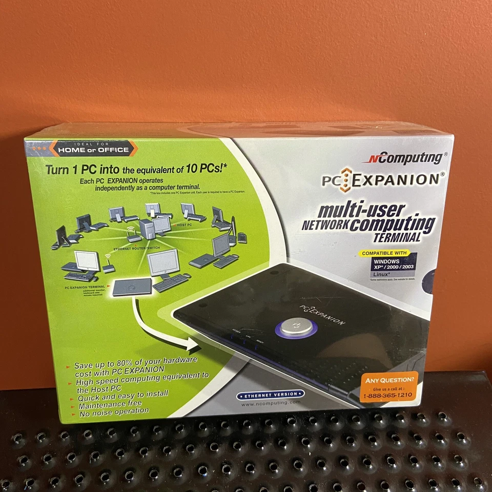 New NComputing PC Expanion Multi-User Network Computing Terminal OSL-100 - Image 1 of 4