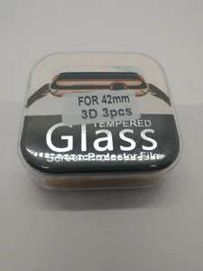 FULL COVER Tempered Glass Screen Protector For Apple Watch 42mm iWatch - Picture 1 of 2