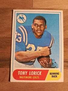 1968 Topps - #204 Tony Lorick, Colts, corredor  - Imagen 1 de 11