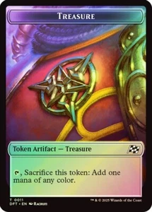 Treasure // Pilot 11 // 1 Foil NM MTG Aetherdrift Magic - Imagen 1 de 2