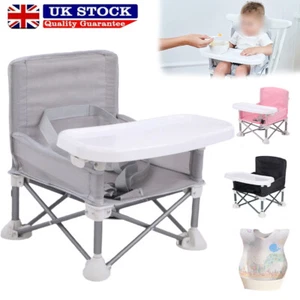 Baby Highchair Foldable Infant Feeding Toddler Table Chair Portable Seat Travel - Picture 1 of 22