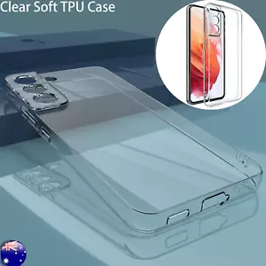 For Samsung Galaxy S24 S23 Plus S22 Ultra 5G Clear Slim Silicone Back Case Cover - Picture 1 of 14