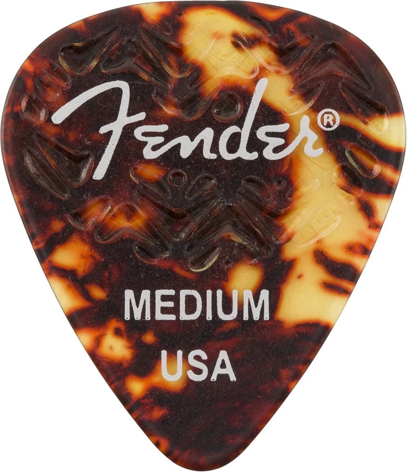 Fender 351 Shape Tortoise Shell Medium Guitar Pick 6
