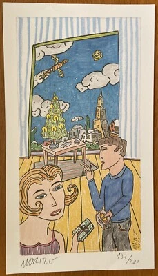 Moritz Götze signiert Off-Set-Print limitierte Auflage 200 Original Signatur - Bild 1 von 4