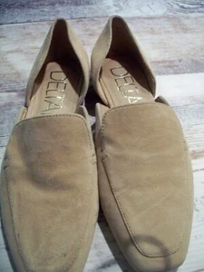 DELTAN DAMEN SLIPPER FLATS 5,5 M WILDLEDER HELLBRAUN - Bild 1 von 6