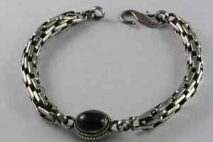 SILBER ARMBAND MASSIVER ARMREIFEN ECHT 925 SILBER / 582 - Picture 1 of 3