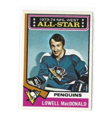 1974-75 O-Pee-Chee #133 Lowell MacDonald AS EXMT - Image 1 of 2