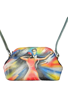 Cartera/bolso pequeño de cuero para baile de salón Artistic Expressions by Sharif - Imagen 1 de 10