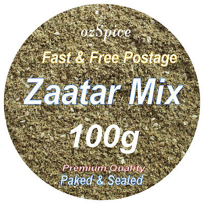 ZAATAR - ZA'ATAR - ZATAR MIX 100g  (resealable Bag) - OzSpice • 8.70$