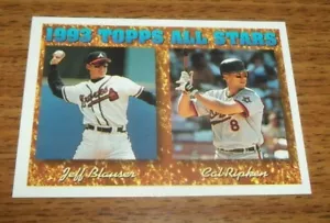 Topps Jeff Blauser Cal Ripken Jr 1994 #387 Salón de la fama - Imagen 1 de 2