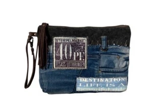 Bolsa de muñeca de mezclilla Myra Bag 8400 GORMULLY - Imagen 1 de 4