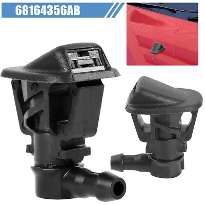 NUEVO para Jeep Wrangler JK 2013-2017 parabrisas lavadora boquilla pulverizadora boquillas Foto 1 de 4