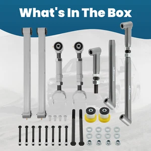 Brazos de control trasero Brazos de arrastre Kit de soporte para GM A-Body 68-72 para Chevelle GTO - Imagen 1 de 11