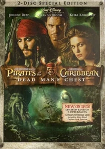 Pirates of the Caribbean, Dead Man's Chest (2 DVD Set, Sleeved, Adventure, 2006) - Picture 1 of 2