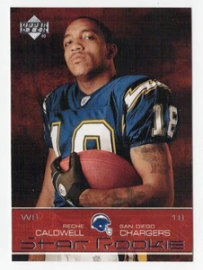 2002 UPPER DECK FOOTBALL RECHE CALDWELL STAR ROOKIE RC #295 NMNT - Picture 1 of 2