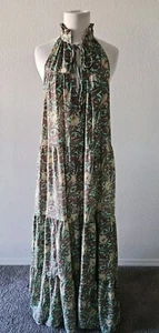 Karma Highway Tiered Maxi Dress One Size Read Descript - Picture 1 of 17
