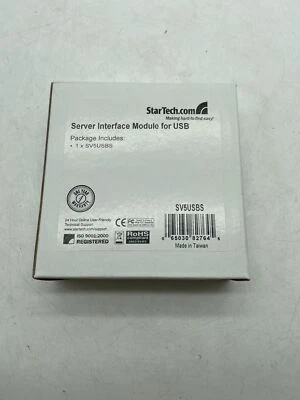StarTech.com USB-Server-Schnittstellenmodul für SV5USBS-Serie Cat5 KVM KOSTENLOSER VERSAND - Bild 1 von 4