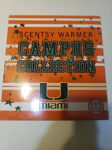 New Scentsy Warmer University of Miami Hurricanes Full-Size Campus Collection - Picture 1 of 4