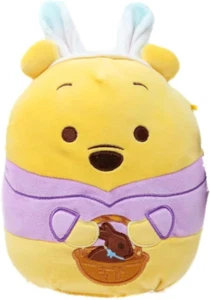 Squishmallows 8"" Easter Winnie the Pooh with Bunny Ears, Medium - Picture 1 of 12