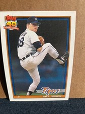 1991 Topps Baseball Card Detroit Tigers Paul Gibson