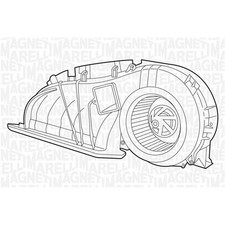 MAGNETI MARELLI INNENRAUMGEBLÄSE RENAULT CLIO II 069401324010